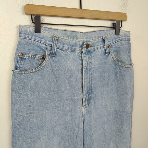 Vintage Levis 511 Jeans Womens 15x32‎  Light Wash High Rise Zip Fly 90s Vtg - Picture 2 of 10